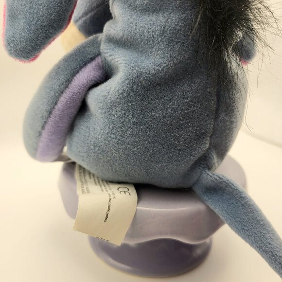 Vintage Walt Disney Company Eeyore Stuffed Plush 9" Donkey Beanie - Picture 5 of 16